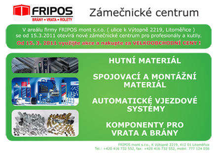 Zámečnické centrum FRIPOS